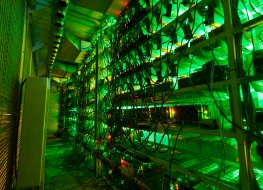 A BTC mine in action 