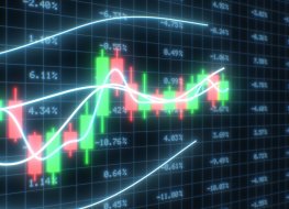 Candlestick chart crypto exchange finance market data graph