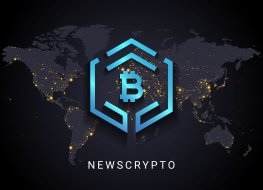 Newscrypto cryptocurrency digital payment system logo