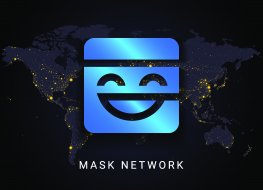 The Mask Network logo on a dark background