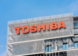 Toshiba, Japan Toshiba's office logo in Japan