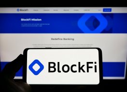 BlockFi website with phone