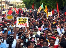 Sri Lanka Sri Lankans protests the former Rajapaksa government