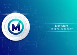 Representation of an MXC cryptocurrency coin