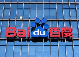 BEIJING, CHINA-JANUARY 17, 2016: Baidu sign. Baidu Inc. is a Chinese web services company, founded in 2000, that offers 57 search and community services