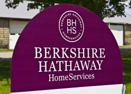 Berkshire Hathaway stock forecast: Can it weather inflation? Berkshire Hathaway HomeServices Sign. HomeServices is subsidiary of Berkshire Hathaway Energy I