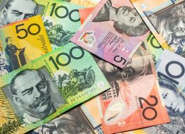 Australian dollar bills