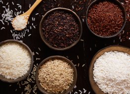 Assorted types of rice