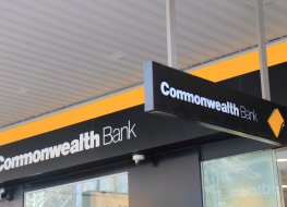 Commonwealth Bank of Australia signboard