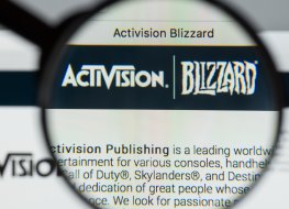 Activision Blizzard on computer screen