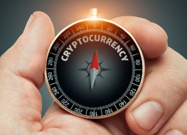 Cryptocurrency sign Cryptocurrency sign