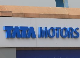 NEW DELHI INDIA - NOVEMBER 28, 2017: TATA Motors Indian car manufacturer.