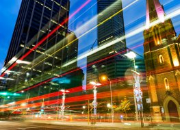 Sydney central business district Sydney central business district at night
