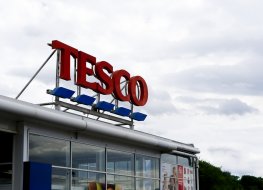 Tesco sign Tesco sign