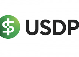The pax dollar stablecoin logo and USDP ticker 