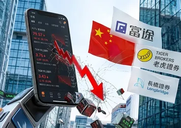 中證監對富途、老虎、長橋作出行政處罰事先告知 — 跨境券商監管行動示意圖