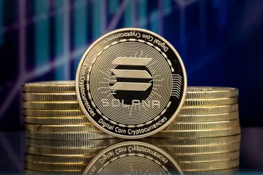 Solana-Kryptowährungsmünze