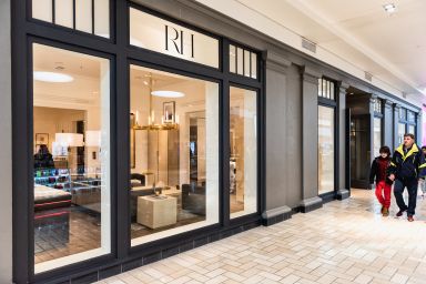 Frontview of an RH store