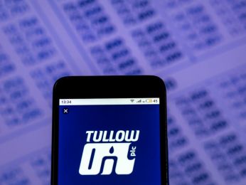 Tullow Oil Company logo on a smartphone screen