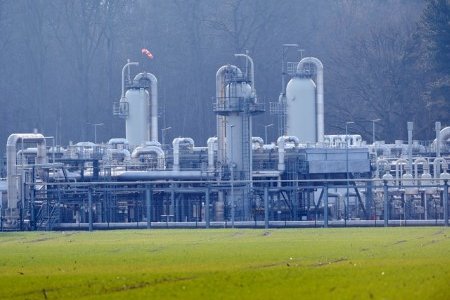 The Astora natural gas depot, which is the largest natural gas storage in Western Europe, is pictured in Rehden, Germany in this file photo dated March 16, 2022. 
