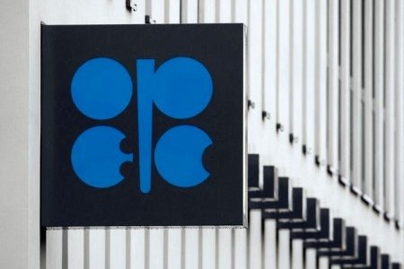 Logo of the Organization of the Petroleum Exporting Countries (OPEC) on the wall of the new OPEC headquarters in Vienna March 16, 2010. 