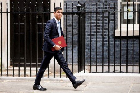 A file photo of British Chancellor of the Exchequer Rishi Sunak leaving Downing Street, in London, Britain, May 26, 2022. 