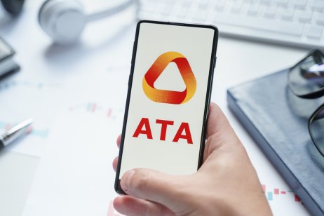 ATA on a phone screen