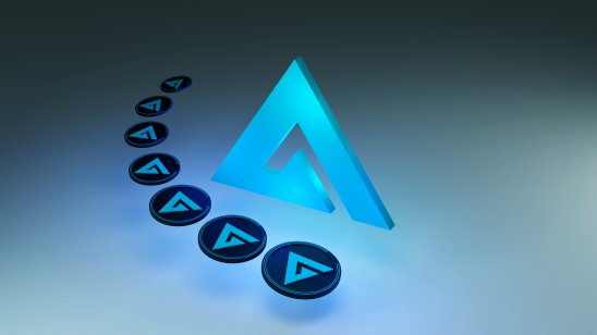 Arbitrum logo on a blue background