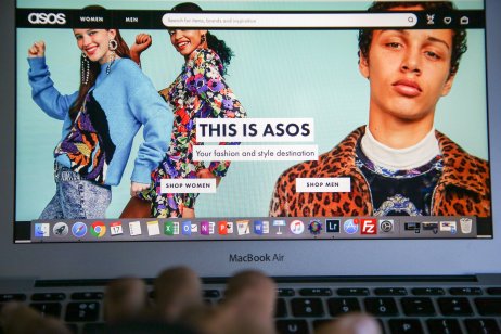 Consumer shopping online with Asos. Photo: Getty 