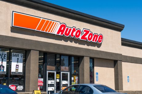 An AutoZone car parts store