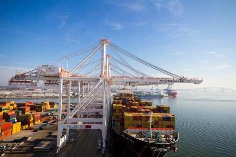 Ports America Chesapeake, one of the ports to be acquired by the Canadian federal pension plan