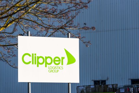 Clipper Logistics logo on external sign