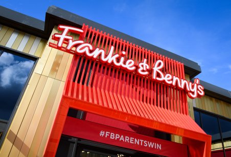 A picture of Frankie & Benny's restaurant, Edge Lane Liverpool. England. UK. March 2020