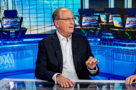 BlackRock chairman and CEO Larry Fink. Photo: Getty 