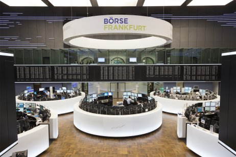 Frankfurt Stock Exchange trading hall