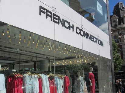 Exterior view of a French Connection shop in London