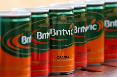 File photo of some Britvic drinks
