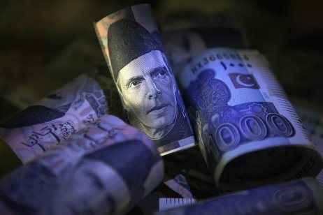 Portrait of Mohammad Ali Jinnah on a 1000 PKR banknote