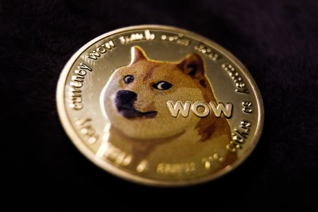 Representation of Dogecoin cryptocurrency is seen in this illustration photo taken in Krakow, Poland