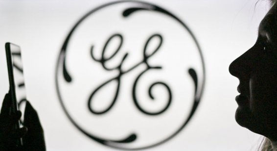 A image of a GE logo