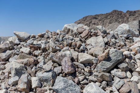 The Roessing Uranium Mine stands near Arandis, Namibia,