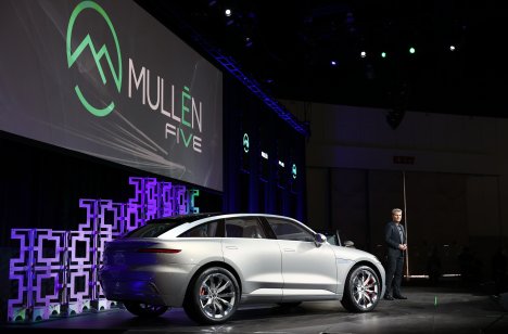The Mullen FIVE electric SUV crossover is unveiled at AutoMobility LA 