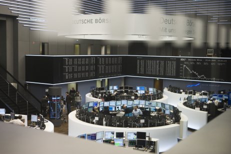 Deutsche Borse Stock Exchange trading floor