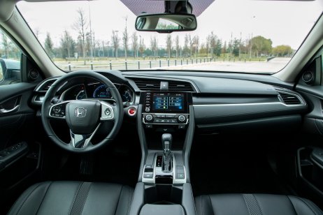 Interior of a Honda Civic