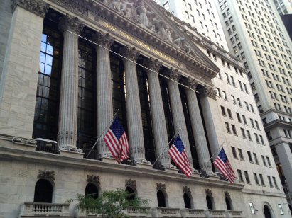 The New York Stock Exchange headquarters in New York