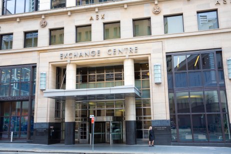 Australian securities stock exchange in Sydney