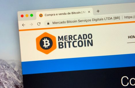 Image of a computer screen on the Mercado Bitcoin website