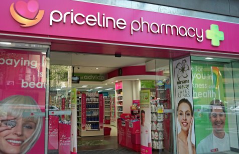 Priceline Pharmacy storefront in Sydney