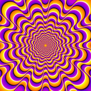 A visual pattern often associated with psychedelic compounds