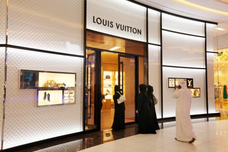 A Louis Vuitton store in a Dubai mall